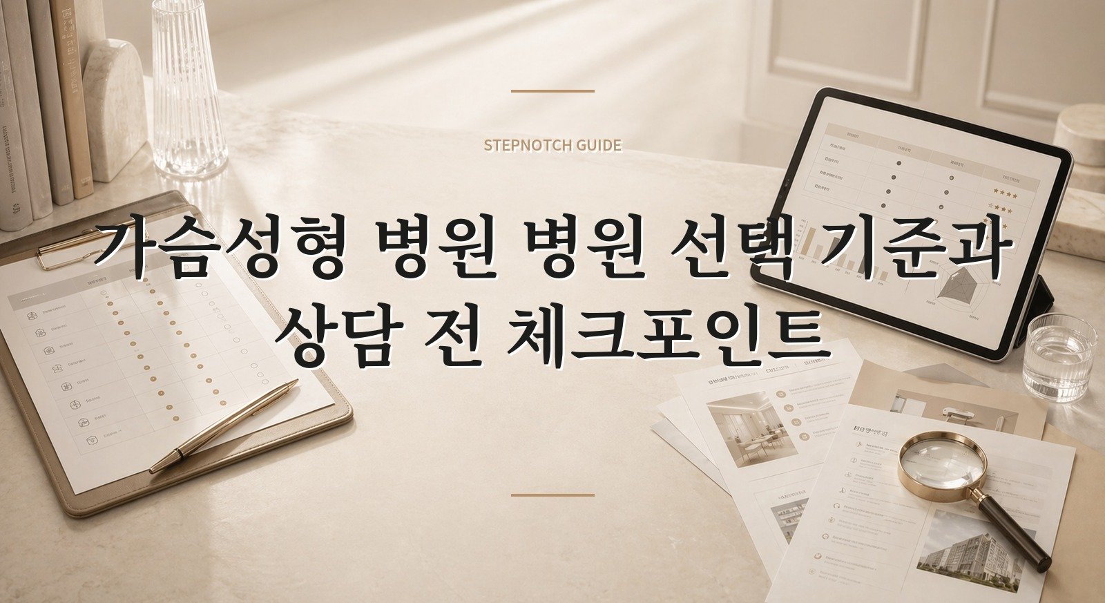가슴성형 병원 병원 선택 기준과 상담 전 체크포인트 대표 이미지