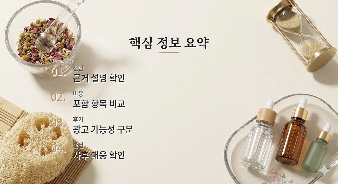 가슴성형 병원 가격 차이를 판단하는 비교 기준 핵심 정보 요약 이미지