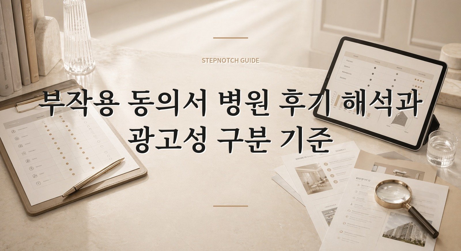부작용 동의서 병원 후기 해석과 광고성 구분 기준 대표 이미지
