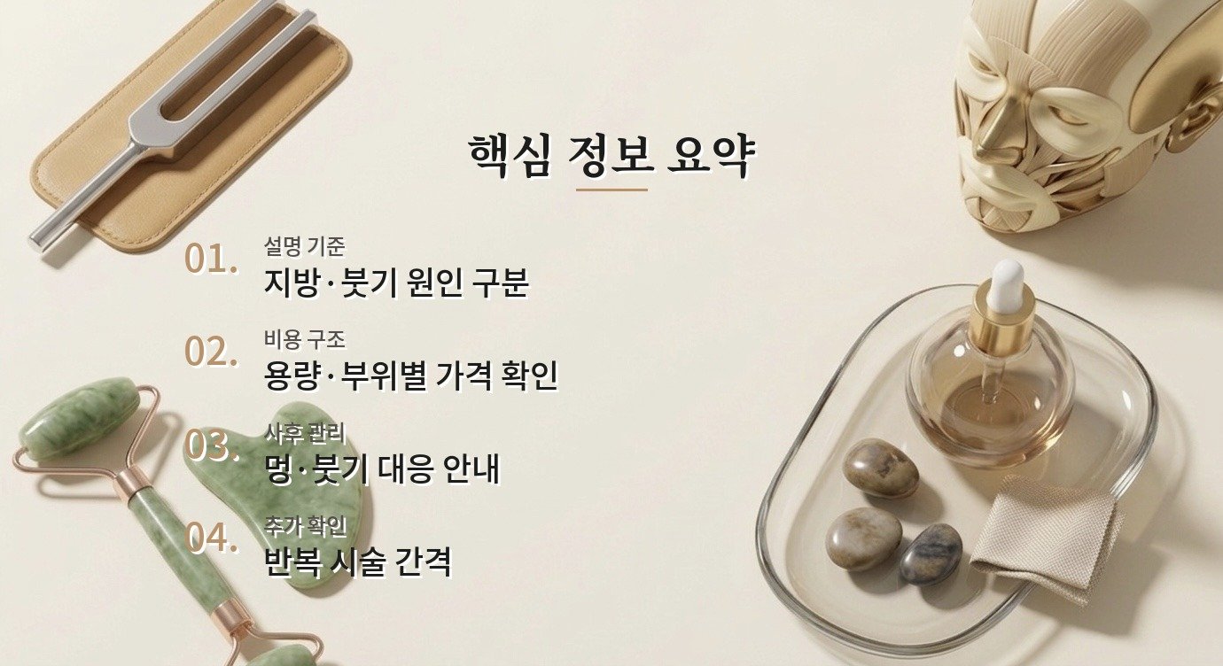 윤곽주사 병원 후기 해석과 광고성 구분 기준 핵심 정보 요약 이미지