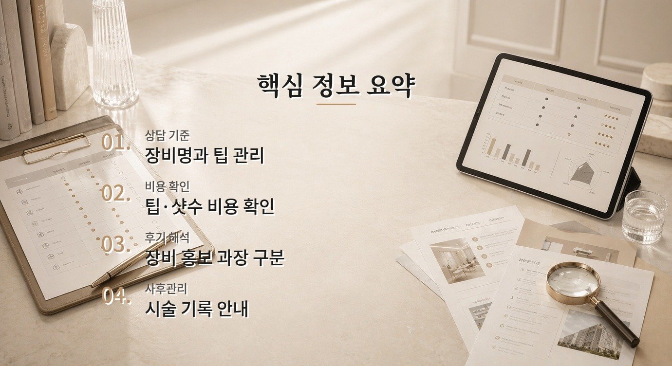 피부과 장비 정품 확인 안전 기준과 사후관리 체크포인트 핵심 정보 요약 이미지