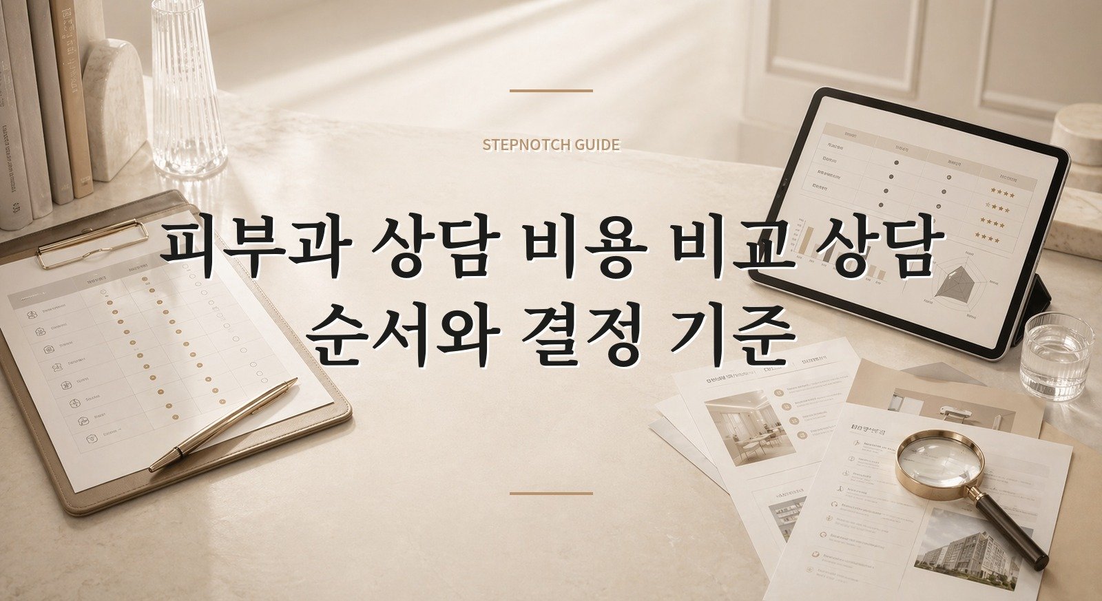 피부과 상담 비용 비교 상담 순서와 결정 기준 대표 이미지
