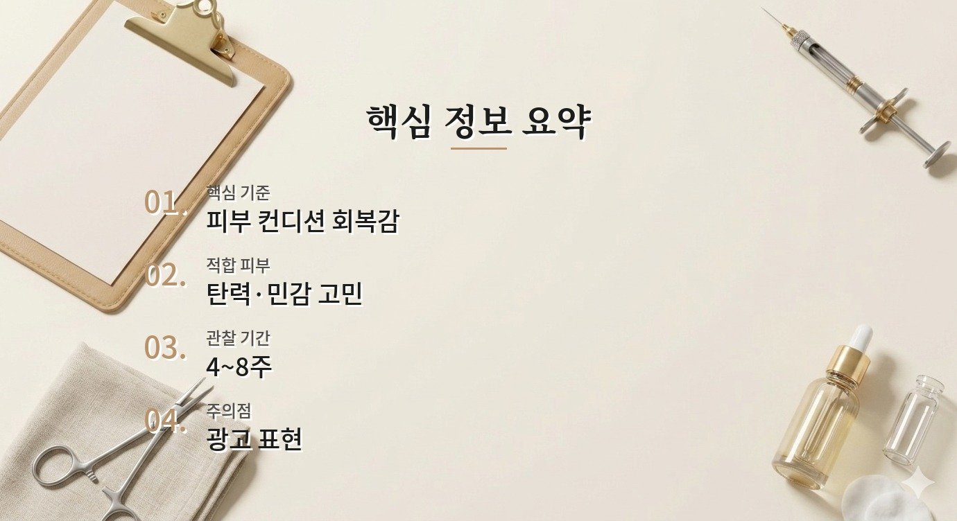 엑소좀 화장품 민감 피부 사용 기준과 테스트 방법 핵심 정보 요약 이미지