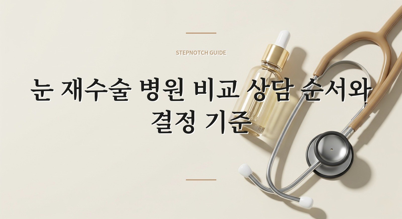 눈 재수술 병원 비교 상담 순서와 결정 기준 대표 이미지