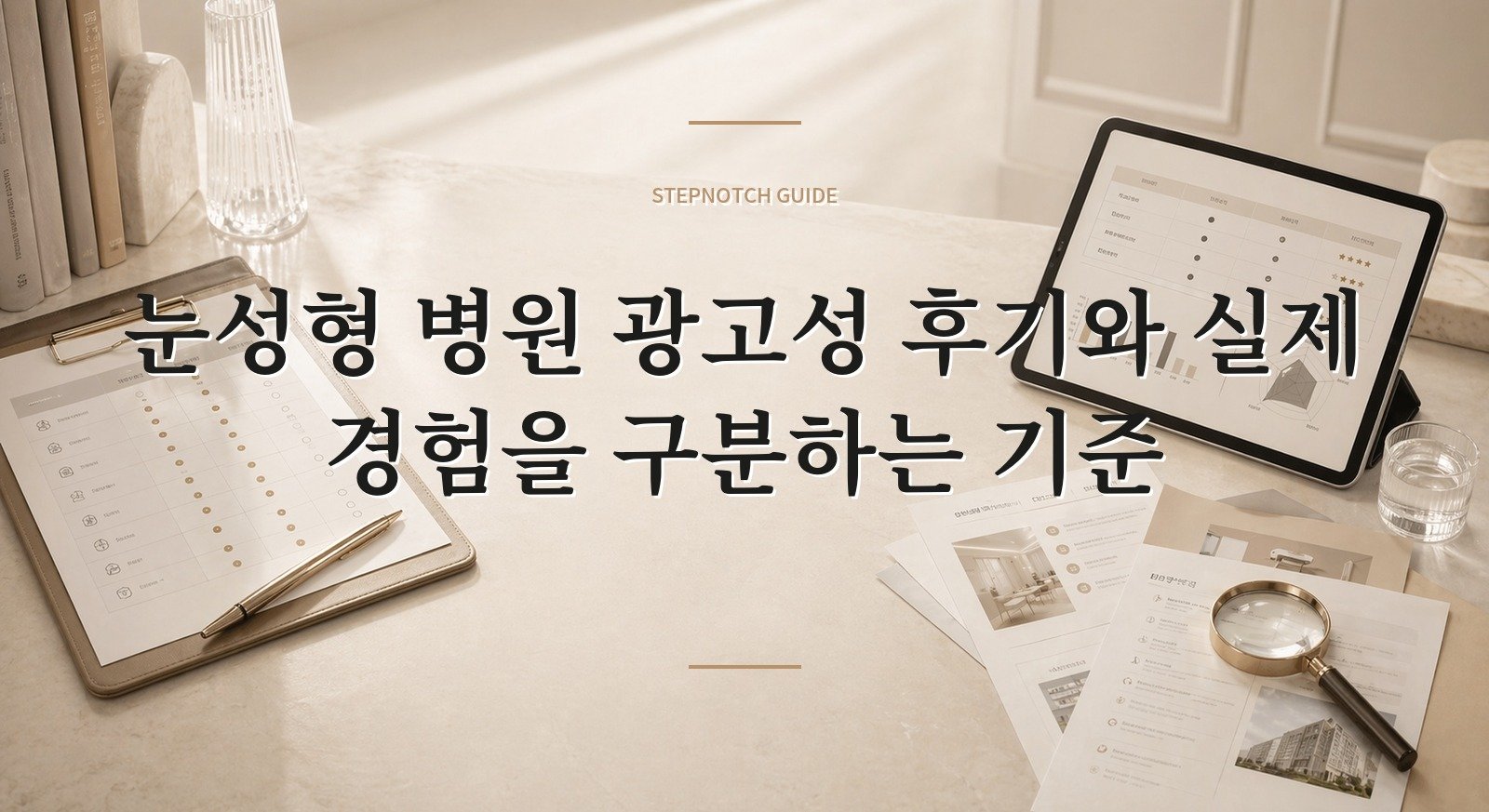 눈성형 병원 광고성 후기와 실제 경험을 구분하는 기준 대표 이미지