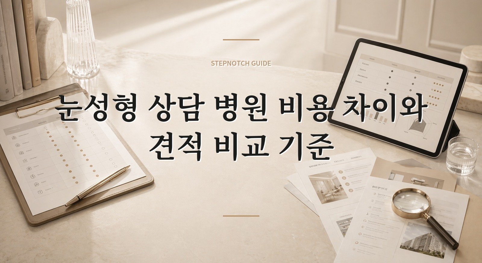 눈성형 상담 병원 비용 차이와 견적 비교 기준
