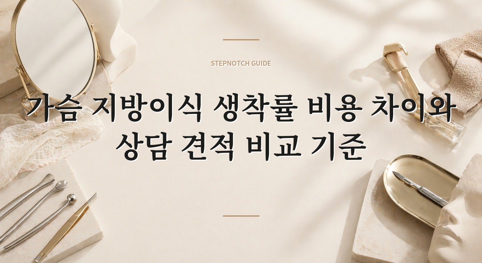 가슴 지방이식 생착률 비용 차이와 상담 견적 비교 기준 대표 이미지
