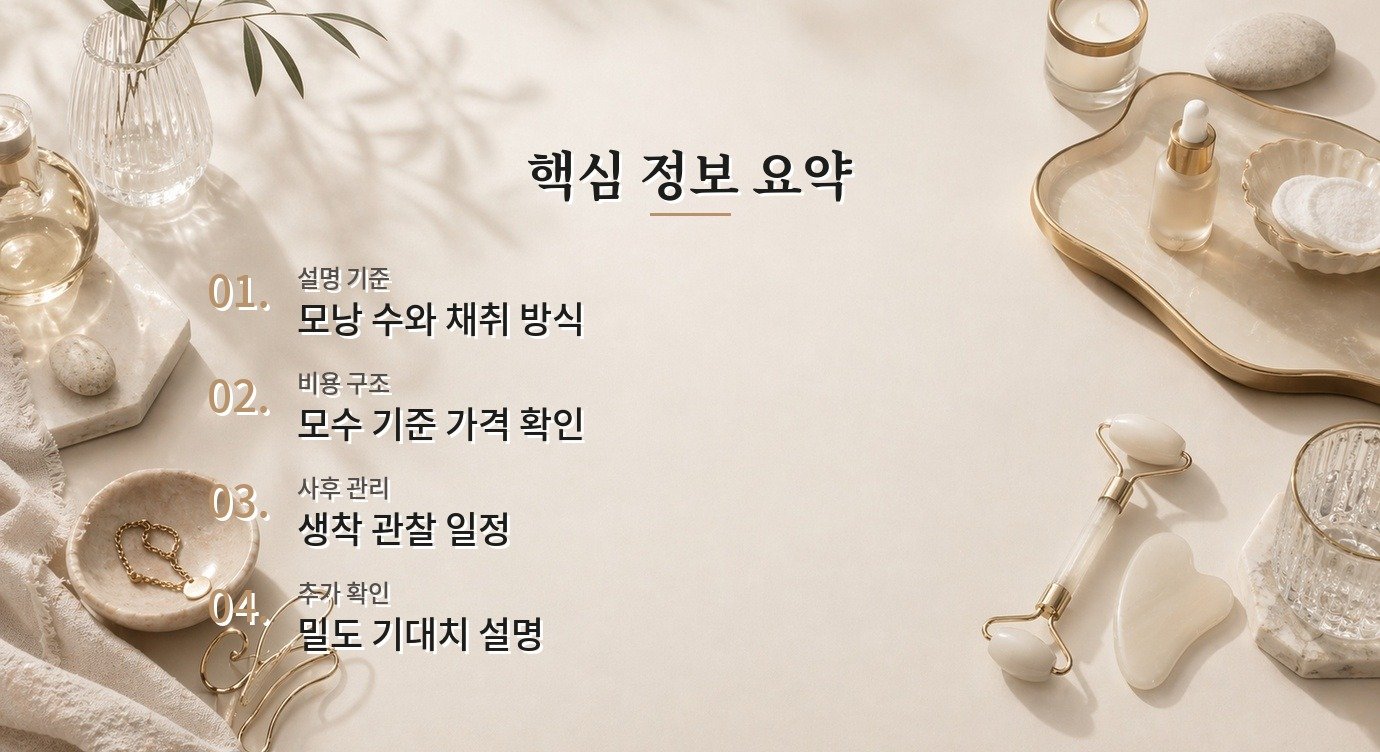 모발이식 상담 안전 기준과 사후관리 체크포인트 핵심 정보 요약 이미지