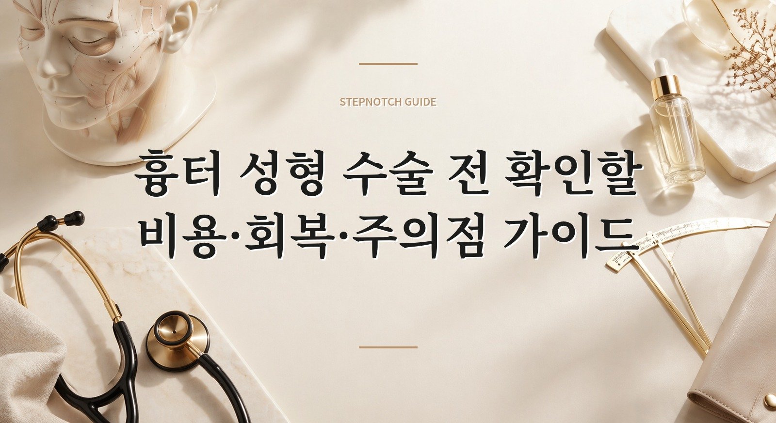 흉터 성형 수술 전 확인할 비용·회복·주의점 가이드 대표 이미지