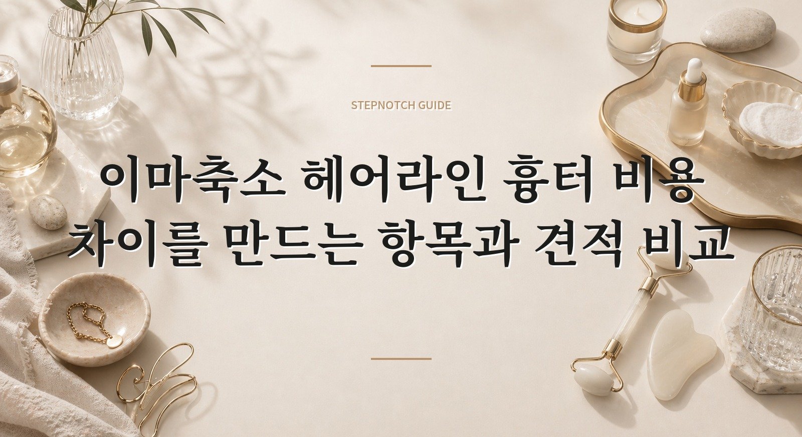 이마축소 헤어라인 흉터 비용 차이를 만드는 항목과 견적 비교 대표 이미지