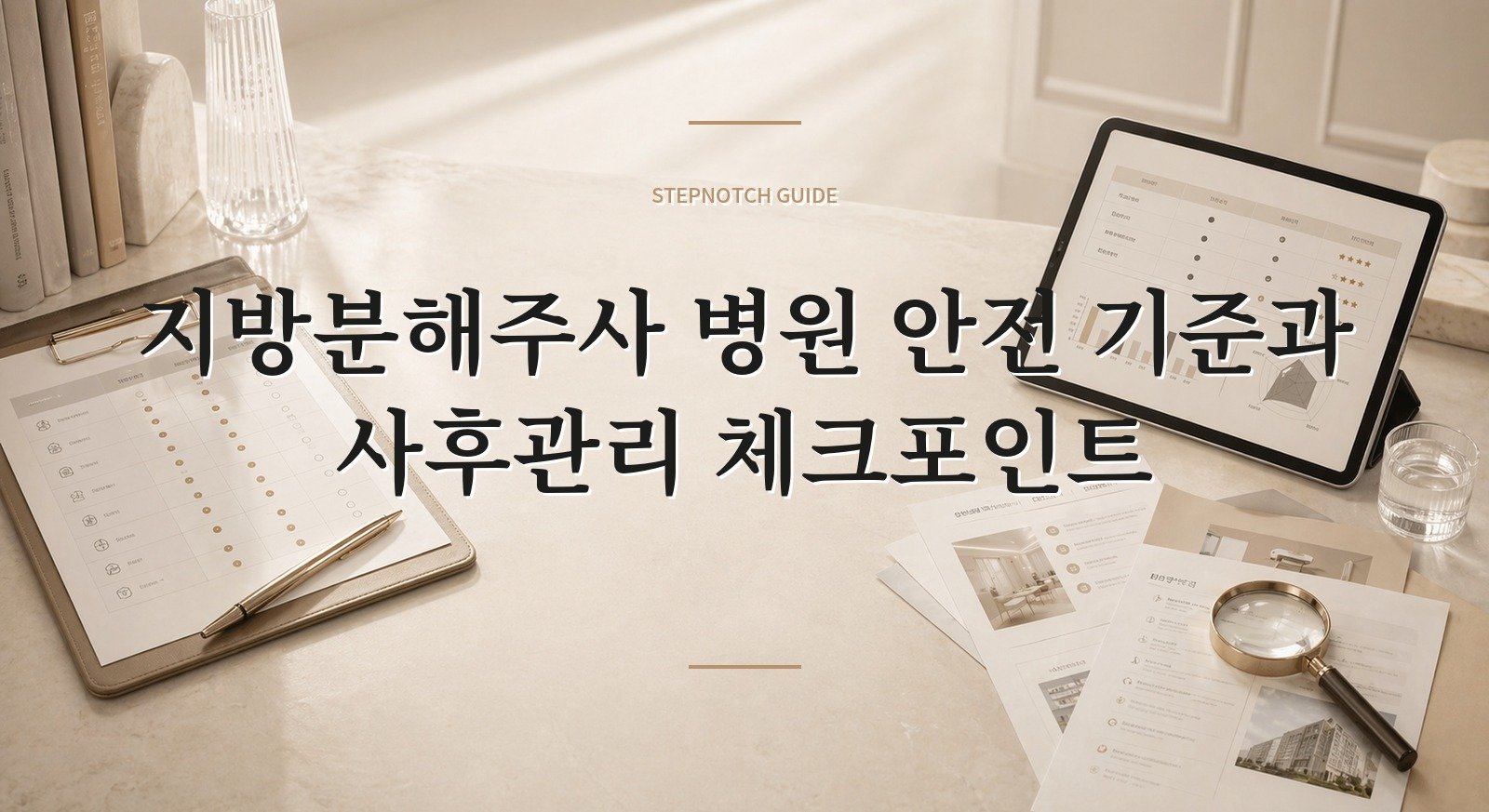 지방분해주사 병원 안전 기준과 사후관리 체크포인트 대표 이미지