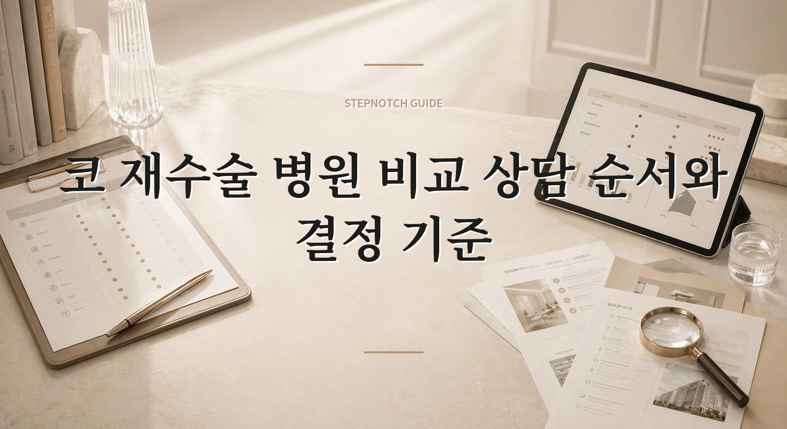 코 재수술 병원 비교 상담 순서와 결정 기준 대표 이미지