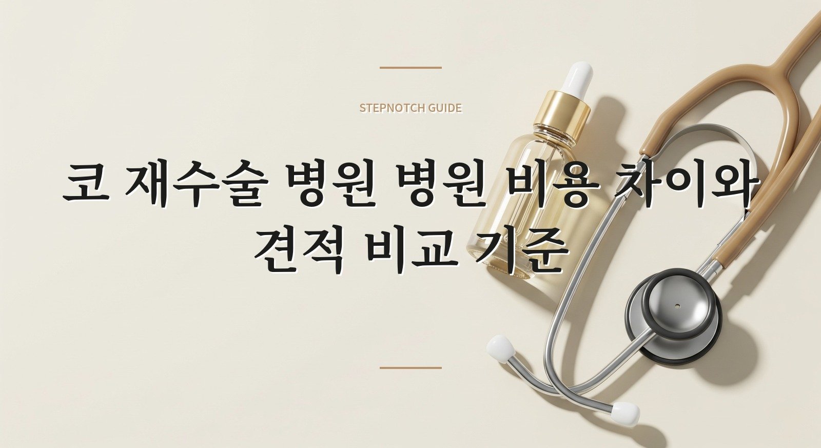 코 재수술 병원 병원 비용 차이와 견적 비교 기준 대표 이미지