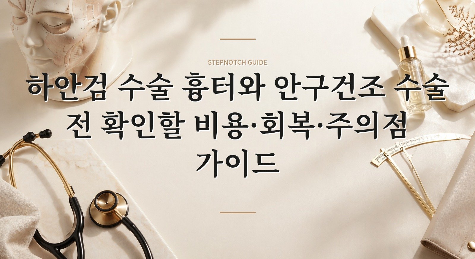 하안검 수술 흉터와 안구건조 수술 전 확인할 비용·회복·주의점 가이드 대표 이미지