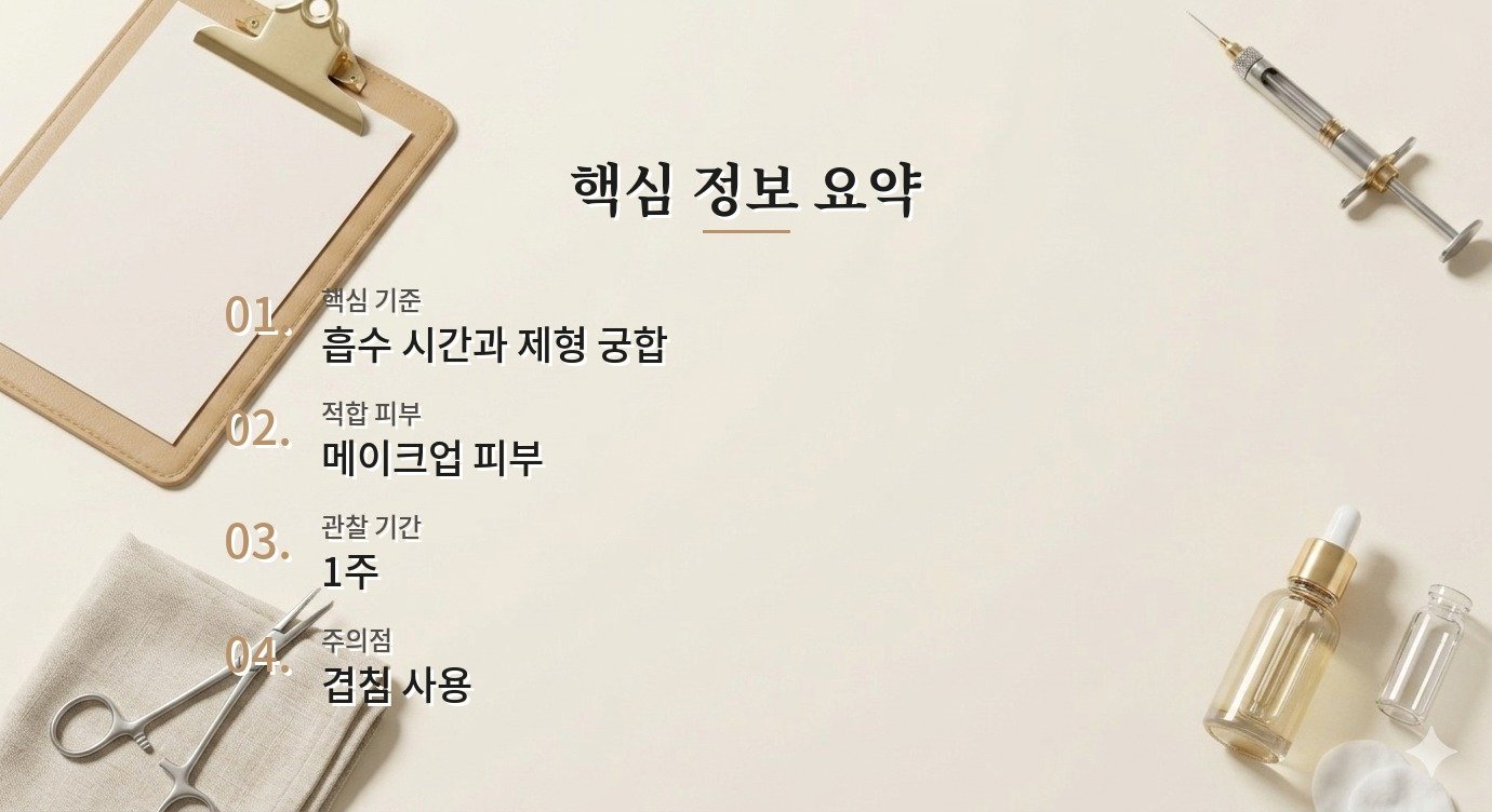 화장 전 선크림 밀림 자극 신호와 사용 중단 기준 핵심 정보