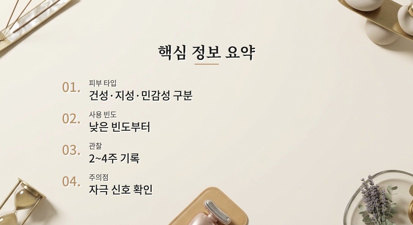나이아신아마이드 예민한 피부가 먼저 확인할 성분 기준 핵심 정보 요약 이미지
