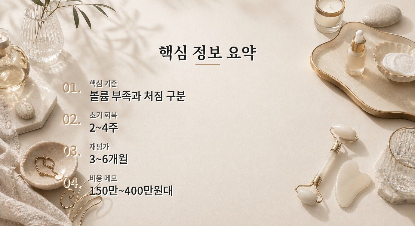 팔자주름 지방이식 회복 중 주의해야 할 증상 정리 핵심 정보 요약 이미지