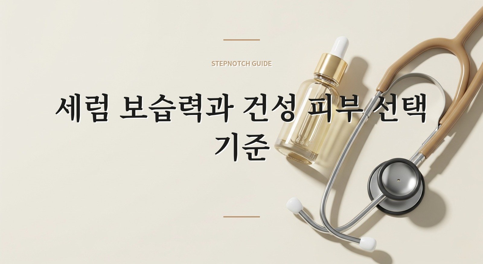 세럼 보습력과 건성 피부 선택 기준