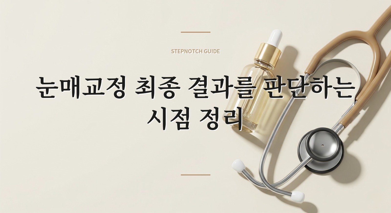 눈매교정 최종 결과를 판단하는 시점 정리 대표 이미지