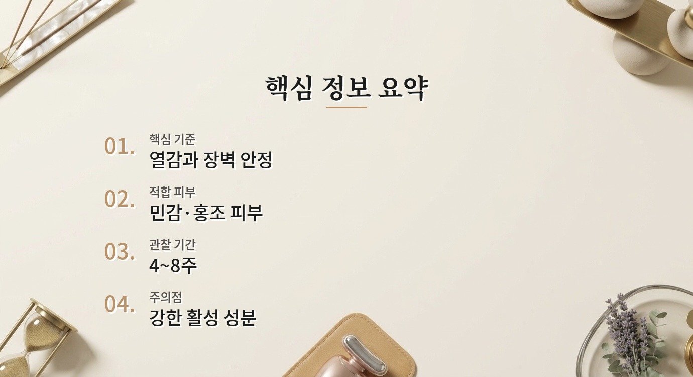 홍조 피부 루틴 피부 타입별 사용법과 루틴 가이드 핵심 정보 요약 이미지