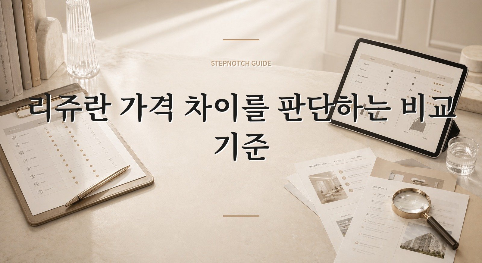 리쥬란 가격 차이를 판단하는 비교 기준 대표 이미지