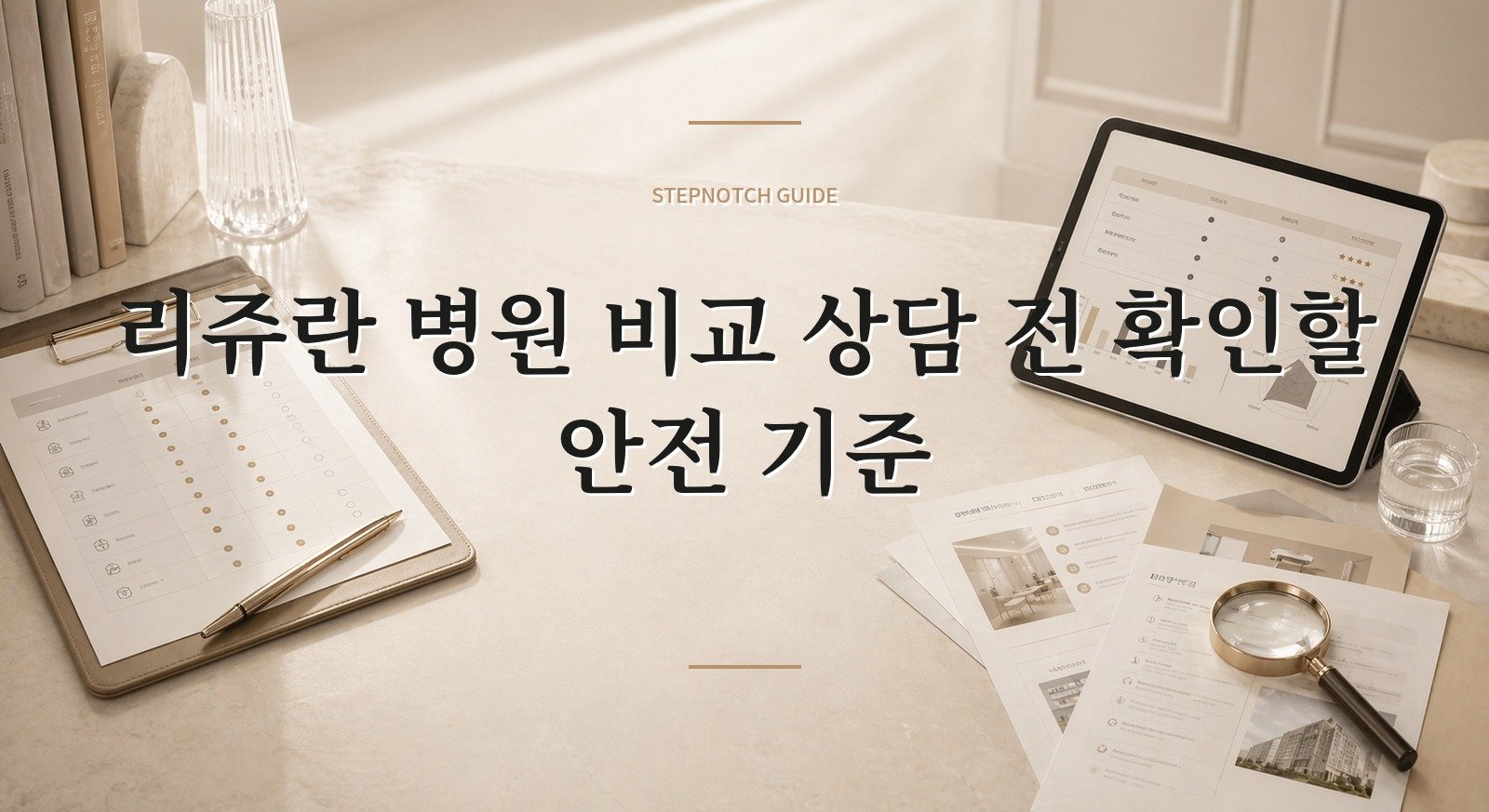 리쥬란 병원 비교 상담 전 확인할 안전 기준 대표 이미지