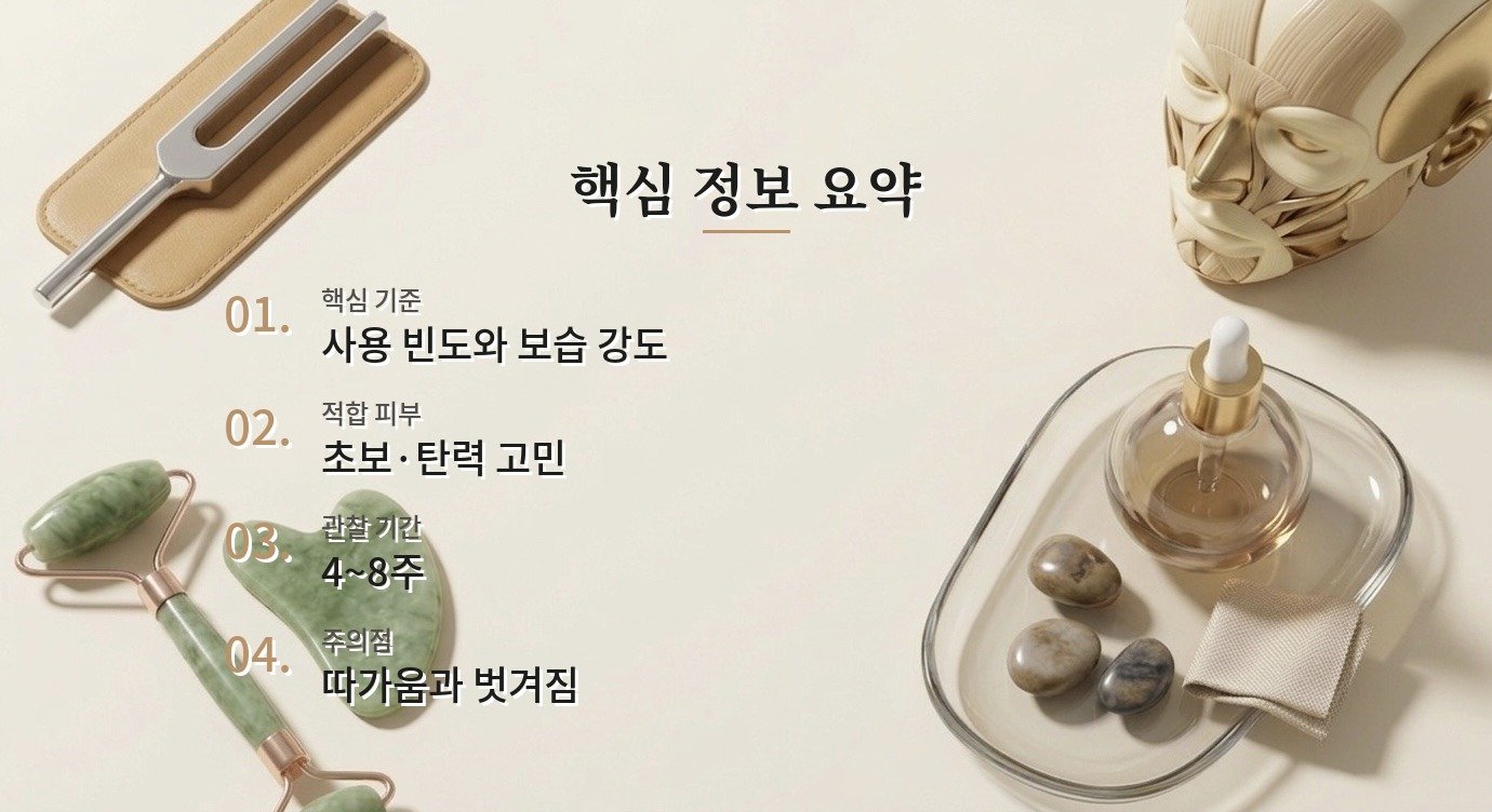 레티놀 각질 반응 자극 신호와 사용 중단 기준 핵심 정보 요약 이미지