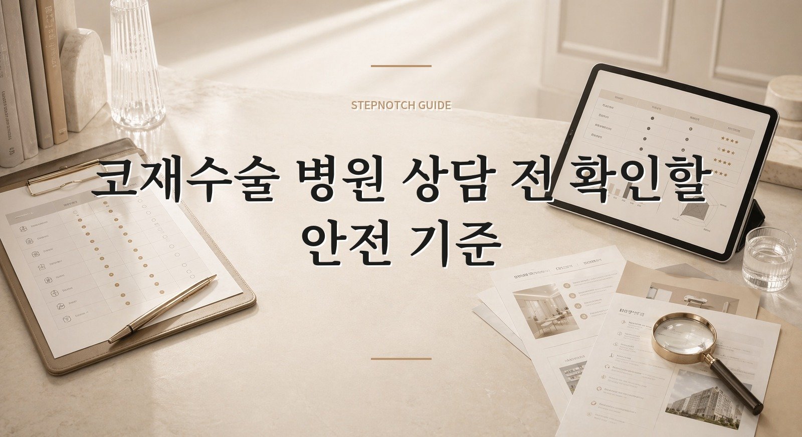 코재수술 병원 상담 전 확인할 안전 기준 대표 이미지