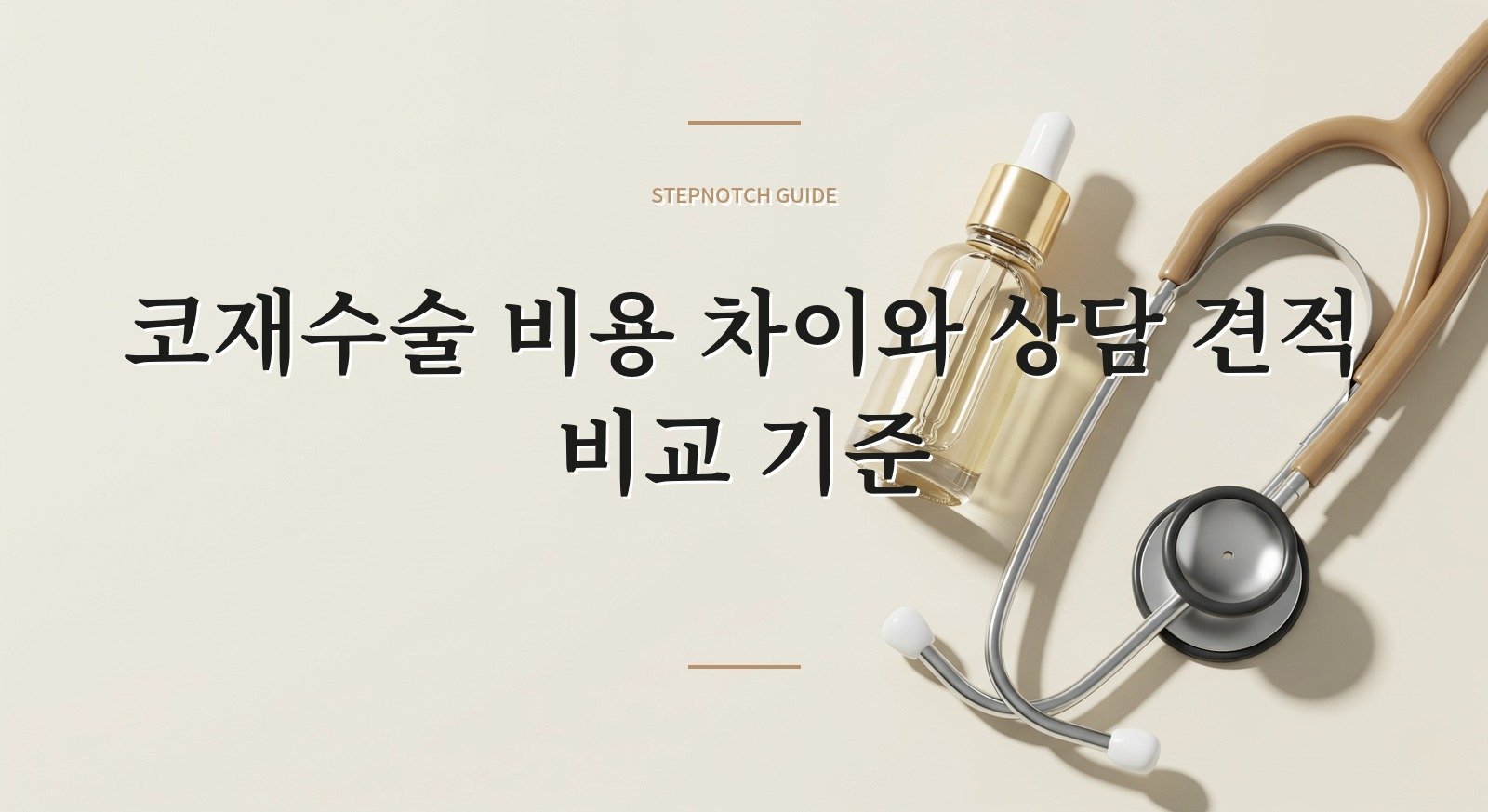 코재수술 비용 차이와 상담 견적 비교 기준 대표 이미지