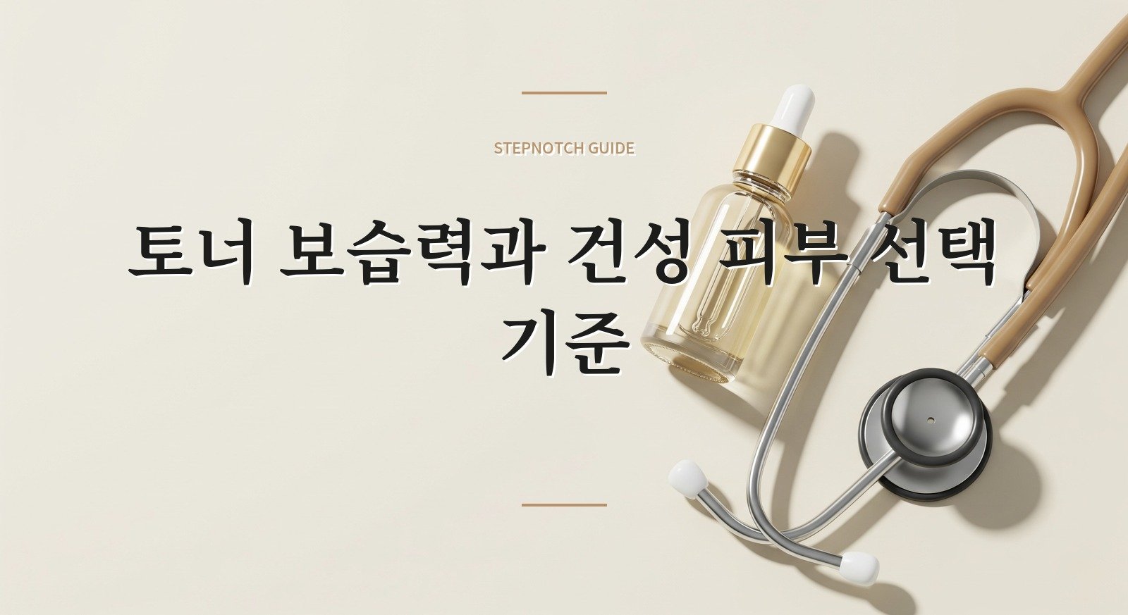 토너 보습력과 건성 피부 선택 기준