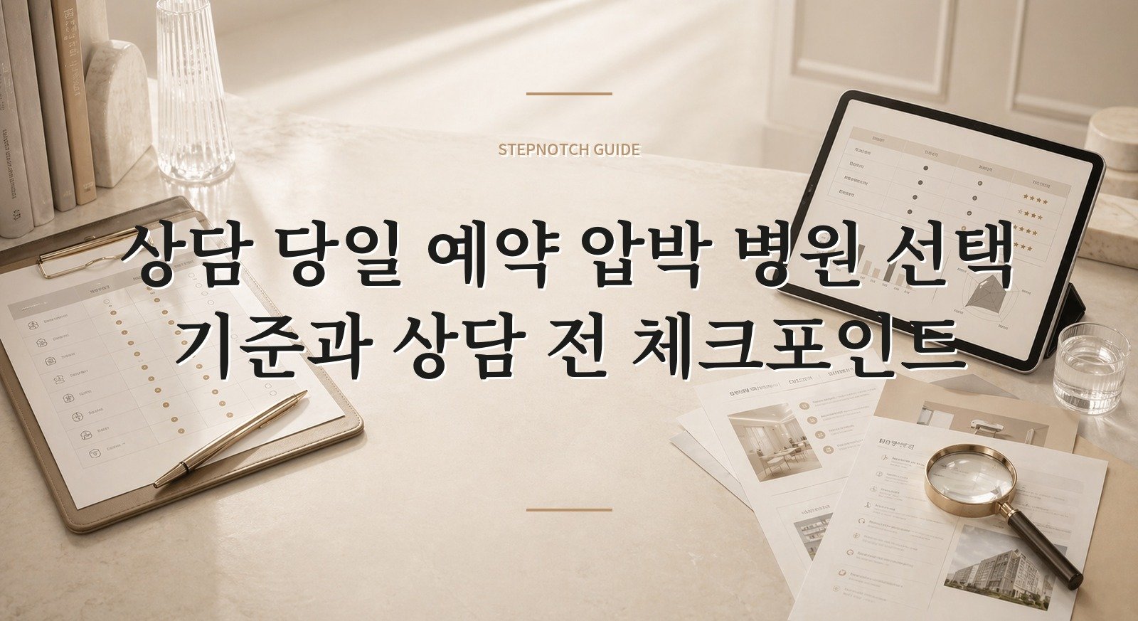상담 당일 예약 압박 병원 선택 기준과 상담 전 체크포인트 대표 이미지