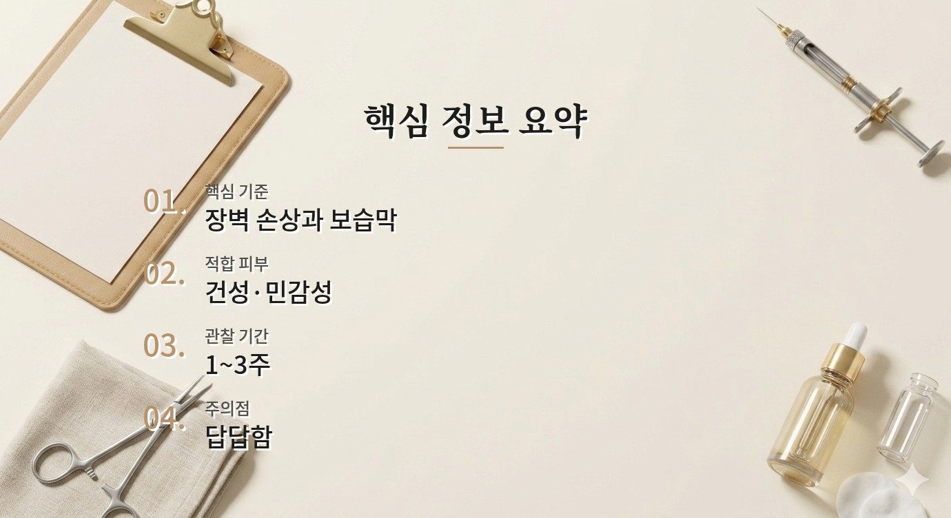 세라마이드 장벽 크림 저자극 루틴에 넣기 전 체크포인트 핵심 정보 요약 이미지