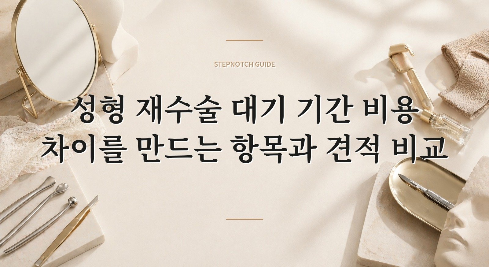 성형 재수술 대기 기간 비용 차이를 만드는 항목과 견적 비교 대표 이미지