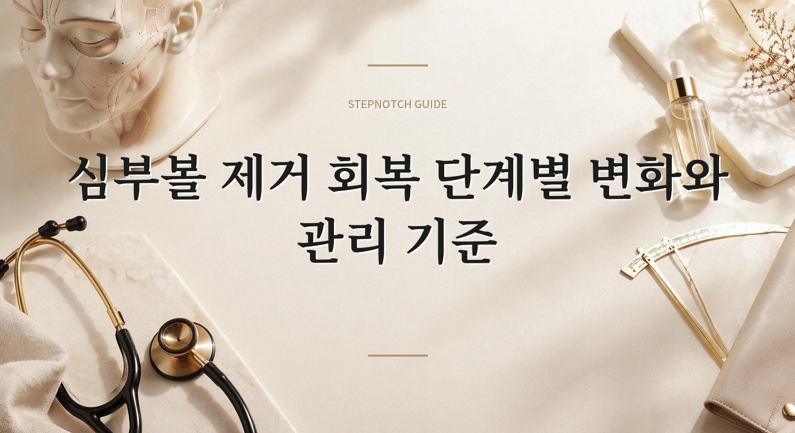 심부볼 제거 회복 단계별 변화와 관리 기준 대표 이미지