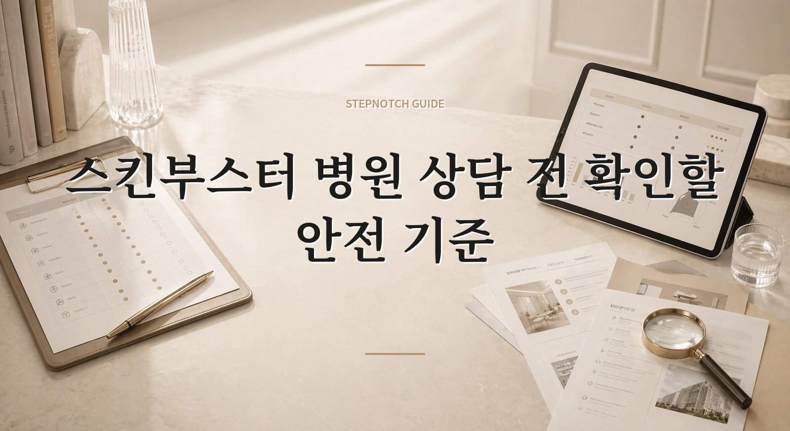 스킨부스터 병원 상담 전 확인할 안전 기준 대표 이미지