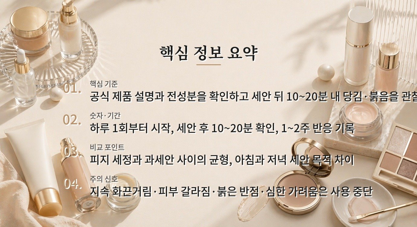 우르오스 페이스워시는 피지 많은 남자가 매일 써도 될까요? 비교 가이드
