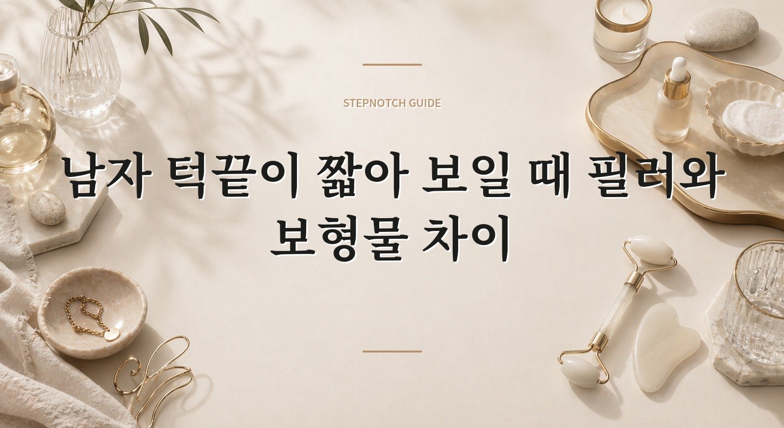 남자 턱끝이 짧아 보일 때 필러와 보형물 차이 핵심 정보