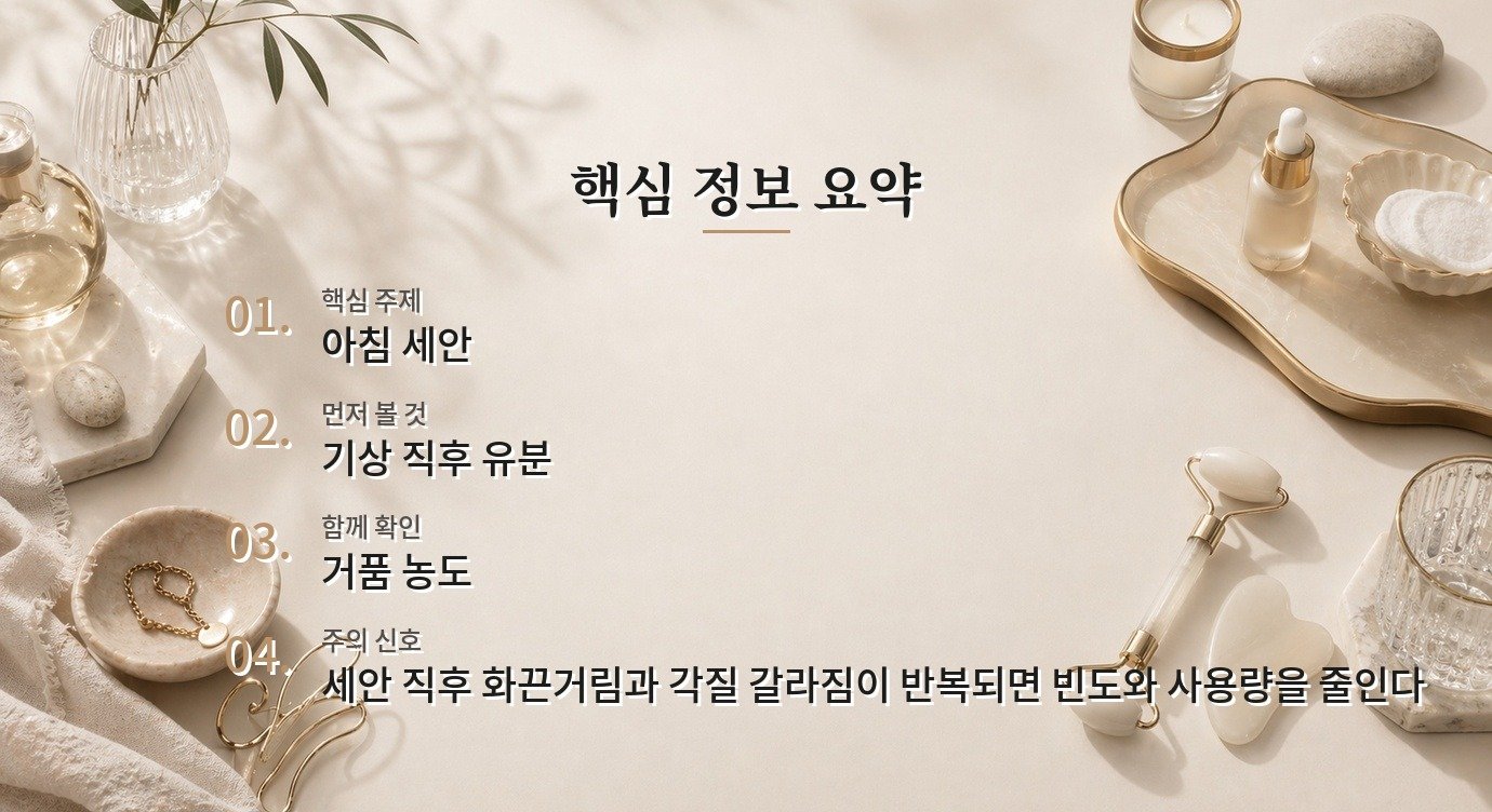 마녀공장 퓨어 소이빈 클렌징 폼, 아침 세안에 사용할 때 당김 확인법 비교 가이드