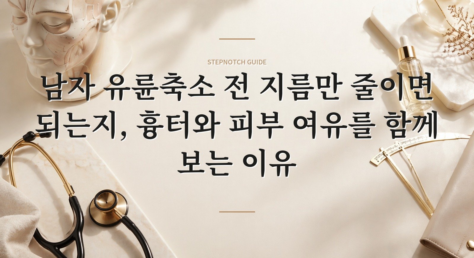 남자 유륜축소 전 지름만 줄이면 되는지, 흉터와 피부 여유를 함께 보는 이유 핵심 정보