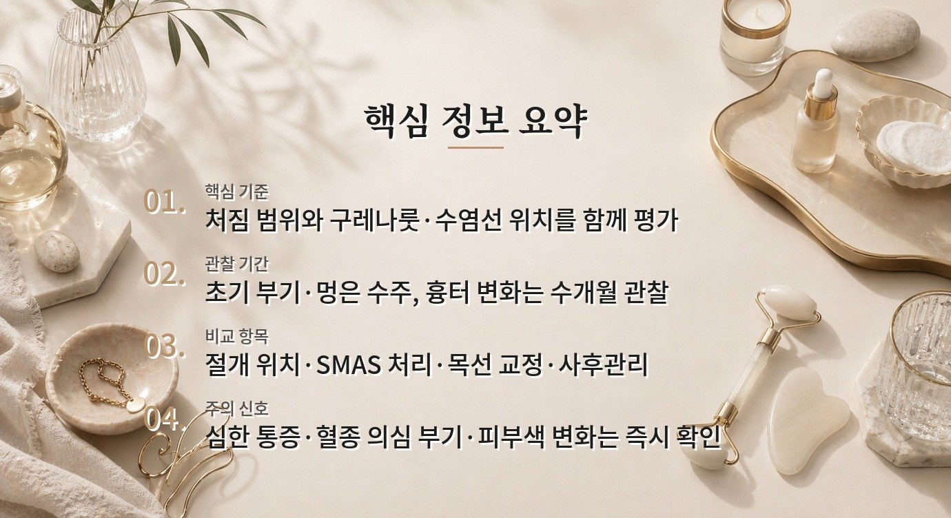 남자 안면거상, 구레나룻·귀앞 흉터와 수염선까지 설계해야 하는 이유 비교 가이드
