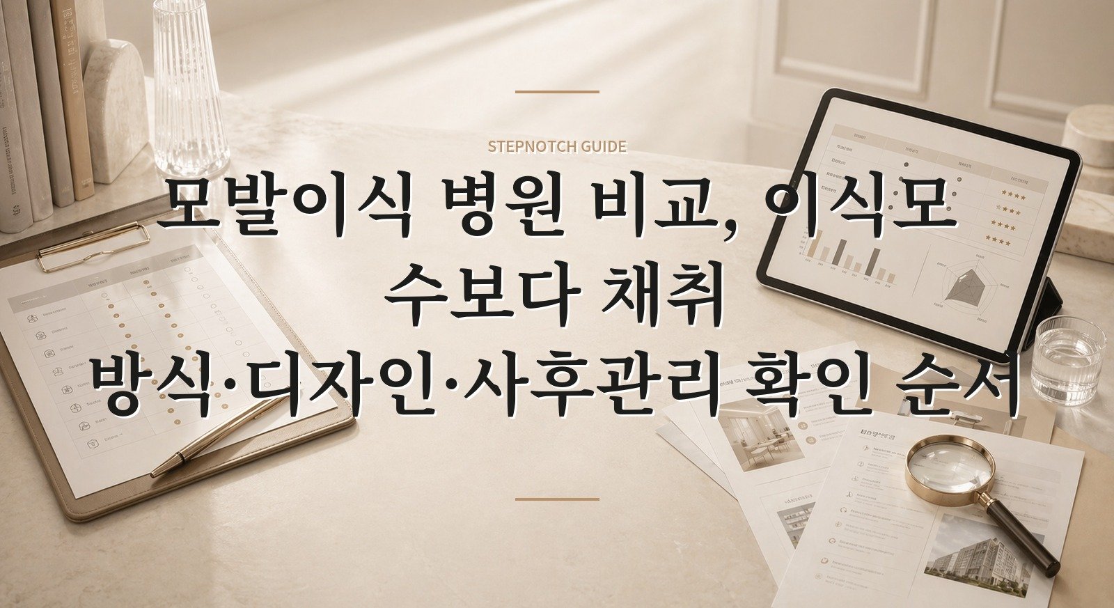 모발이식 병원 비교, 이식모 수보다 채취 방식·디자인·사후관리 확인 순서 핵심 정보