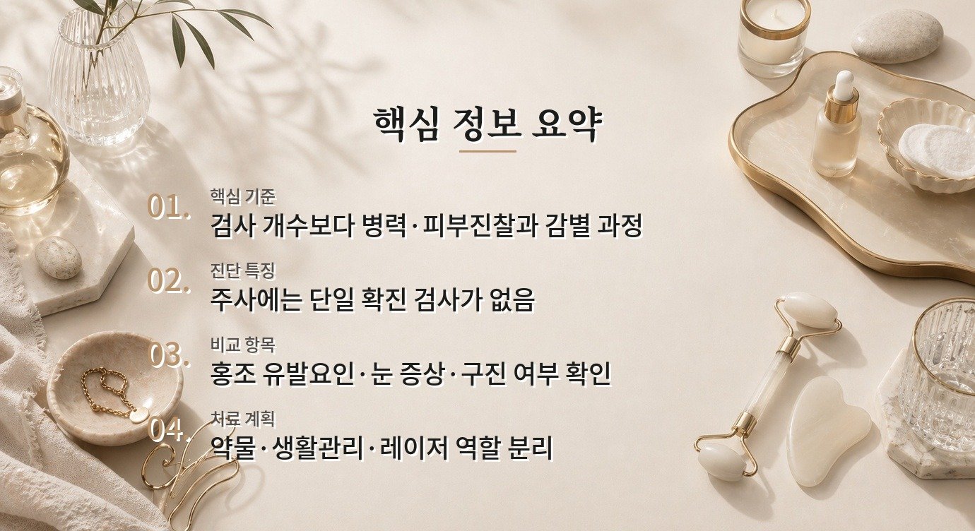 안면홍조가 반복될 때 피부과에서 검사를 많이 하면 더 정확한가요? 비교 가이드