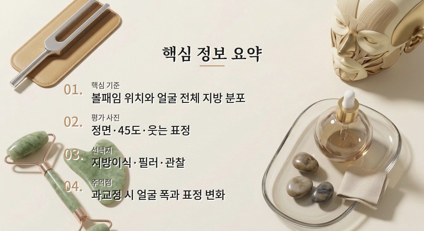 남자 볼패임 교정, 지방이식 전에 얼굴 지방 분포를 보는 이유 비교 가이드