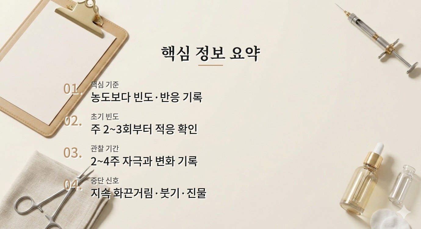 아젤라익산 처음 사용할 때 농도보다 먼저 볼 사용 기준 비교 가이드