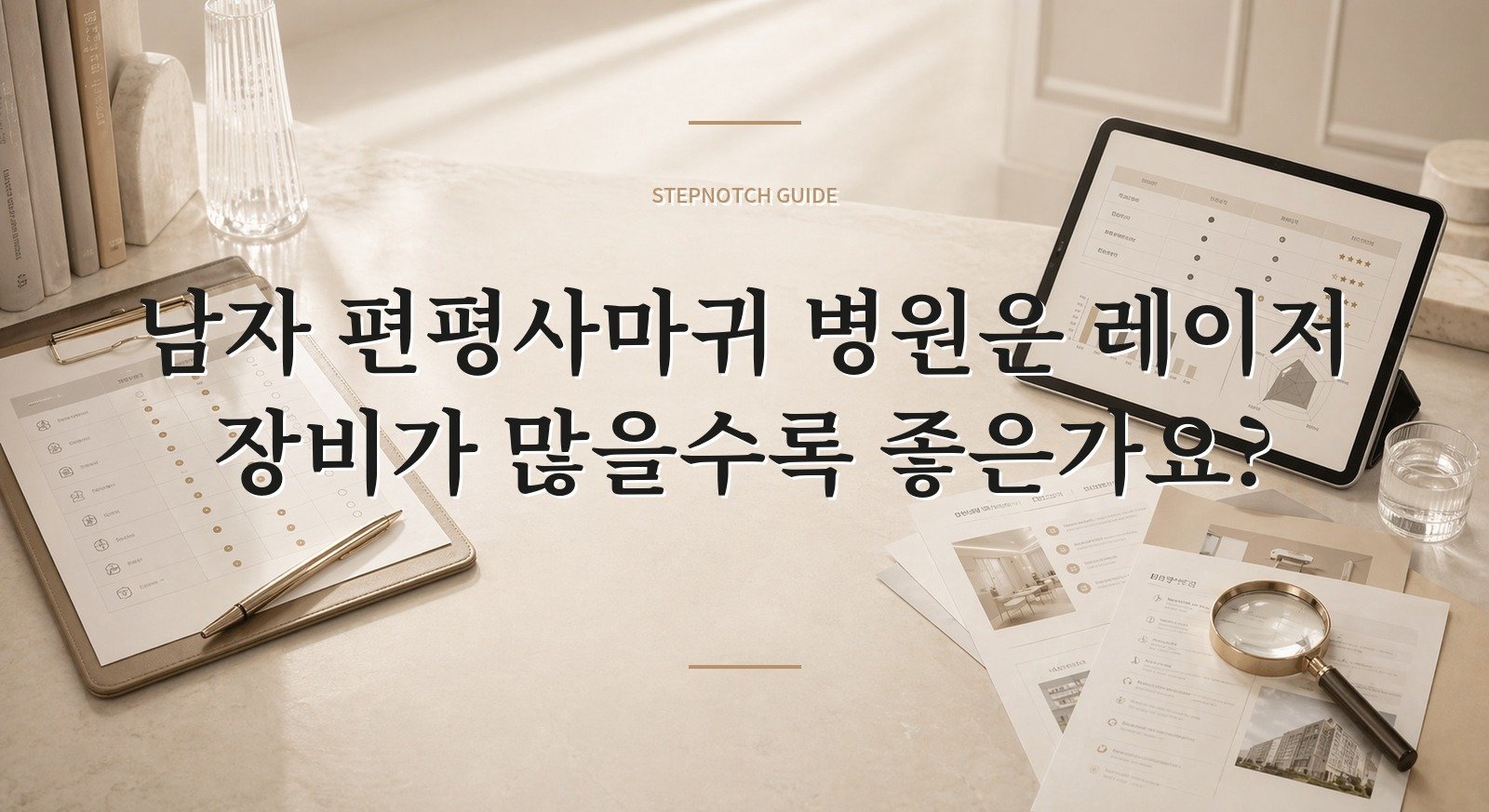 남자 편평사마귀 병원은 레이저 장비가 많을수록 좋은가요? 핵심 정보