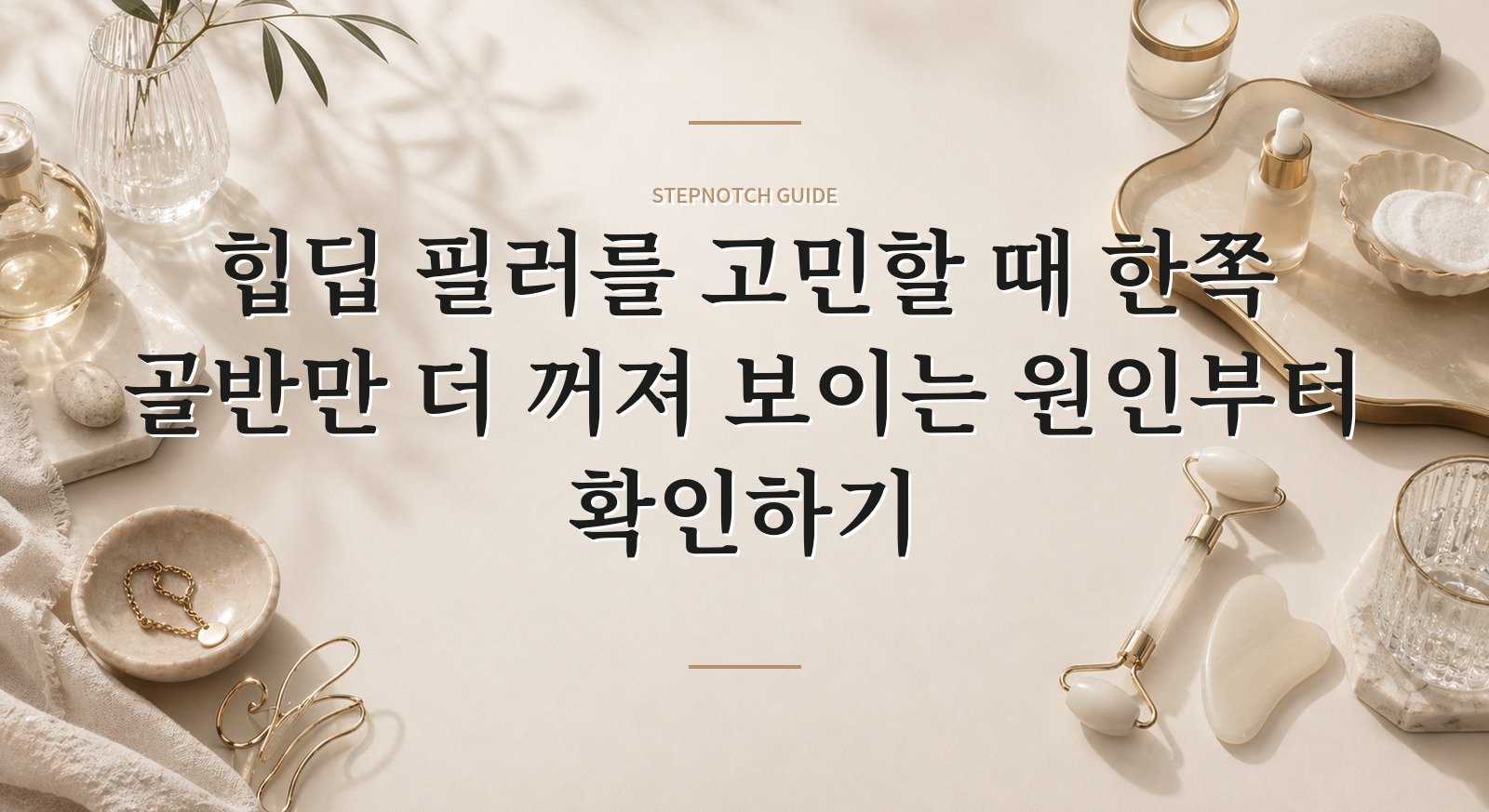힙딥 필러를 고민할 때 한쪽 골반만 더 꺼져 보이는 원인부터 확인하기 핵심 정보