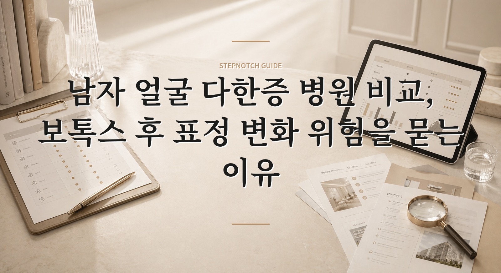 남자 얼굴 다한증 병원 비교, 보톡스 후 표정 변화 위험을 묻는 이유