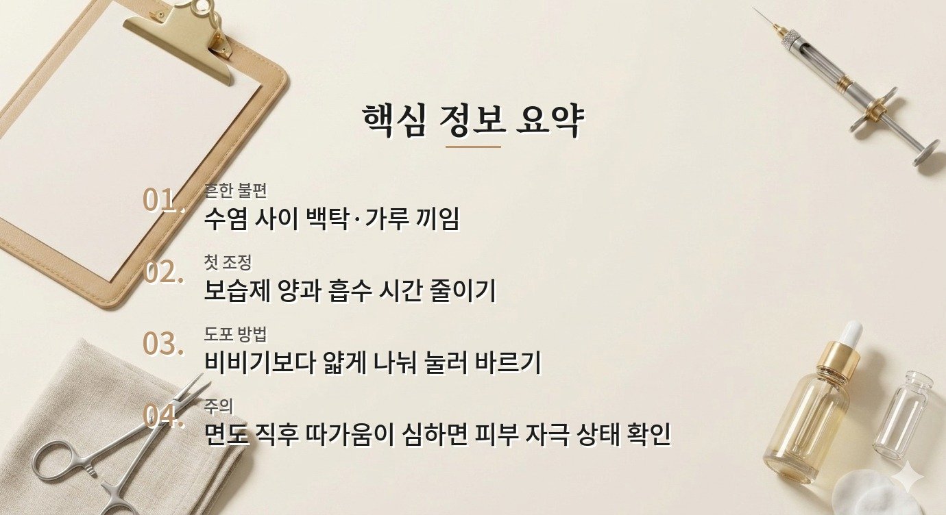 선크림이 수염에 하얗게 끼는 남자, 제형보다 바르는 순서부터 바꿔보기 비교 가이드