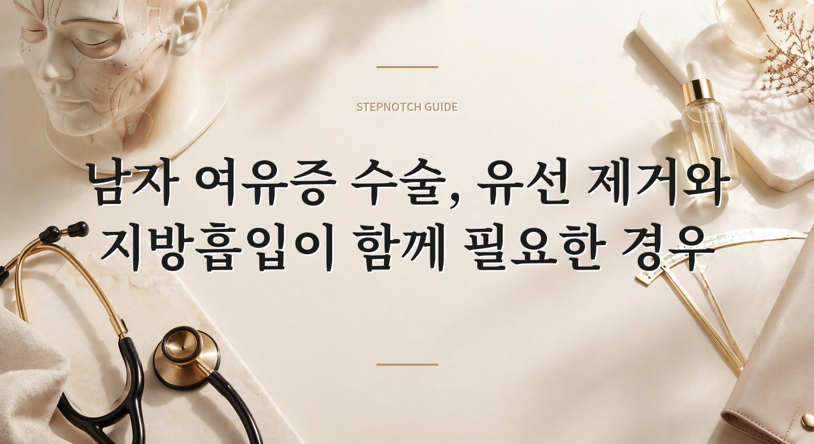 남자 여유증 수술, 유선 제거와 지방흡입이 함께 필요한 경우 핵심 정보