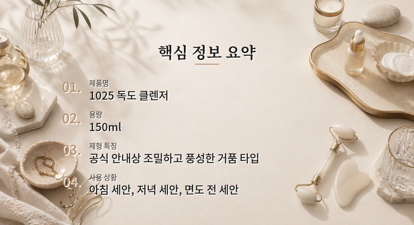 라운드랩 1025 독도 클렌저 150ml, 아침저녁 모두 써도 당기지 않을까 비교 가이드
